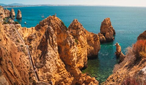 Sagres, Lagos, Albufeira.  Cabo De São Vicente, Silves, Ponta Da Piedade.