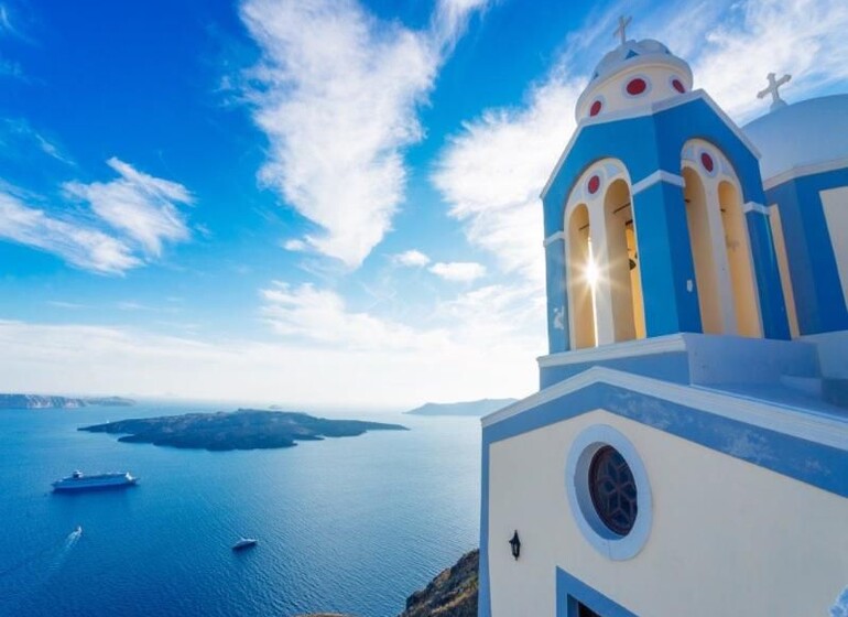 Excursion d'île en île - À la découverte des îles grecques : Paros, Naxos et Santorin - GROUPE